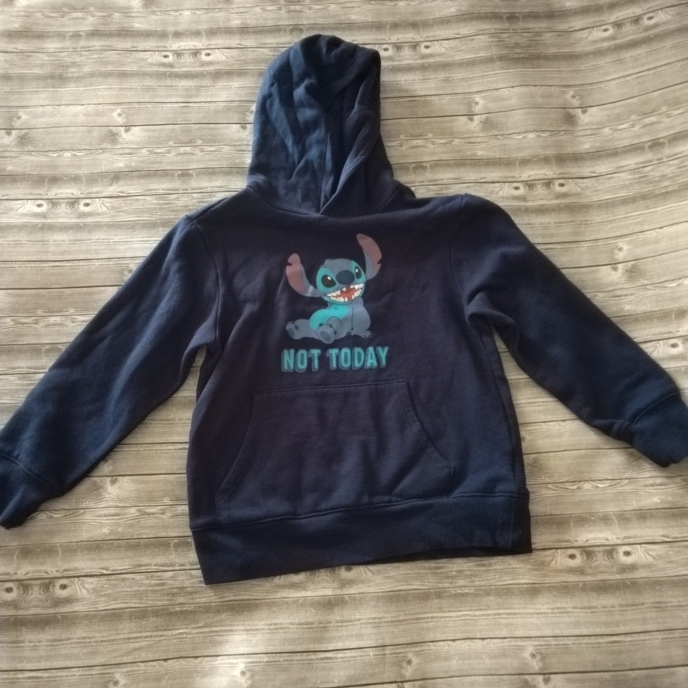10/$40 Disney Navy Blue Stitch Hoodie
